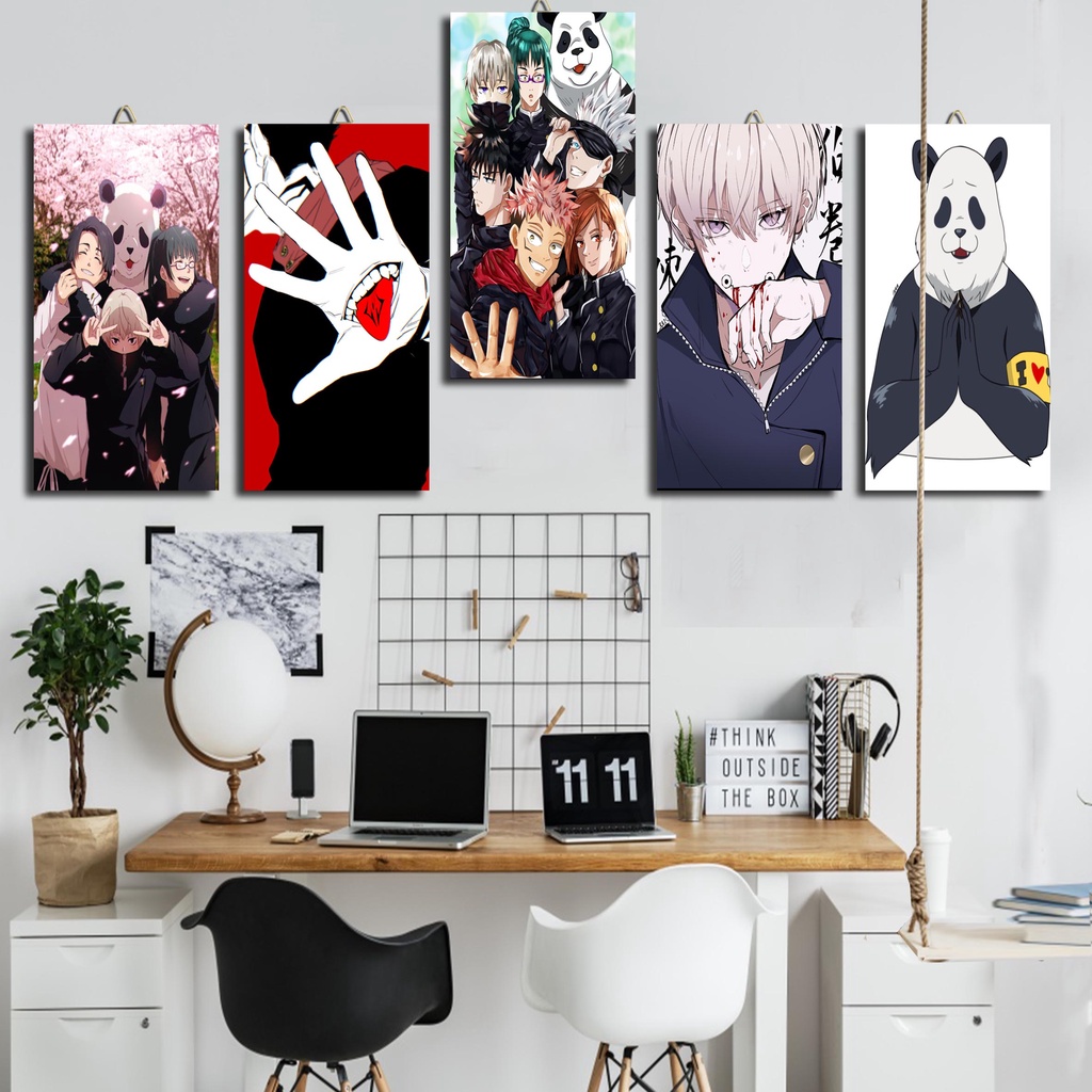 hiasan dinding anime JUJUTSU KAISEN / dekorasi dinding / dekorasi kamar / poster dinding / walldecor