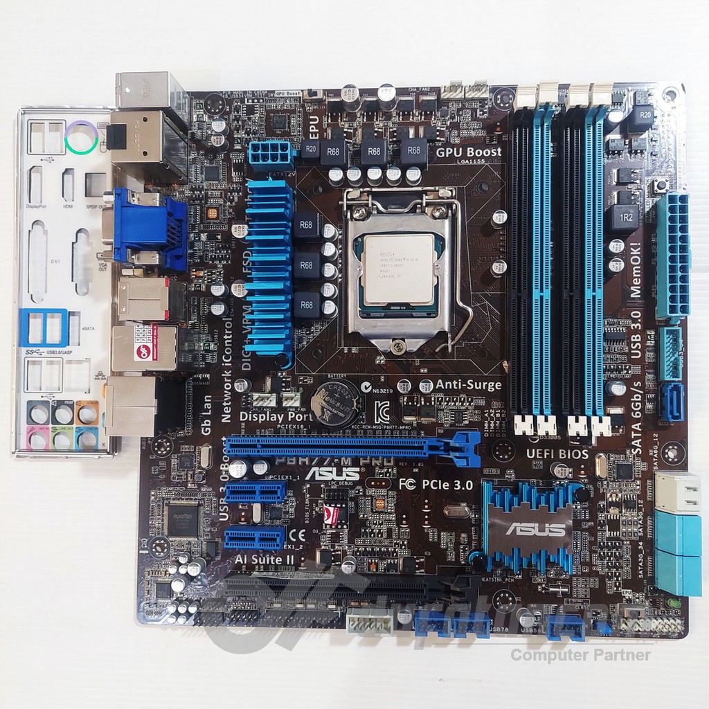 Motherboard Asus P8H77 Dan Processor I5 3570