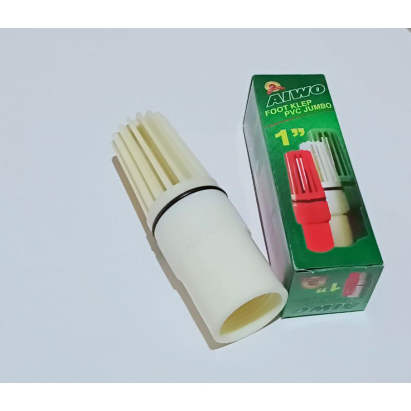Foot klep pvc jumbo 1 inch Aiwo