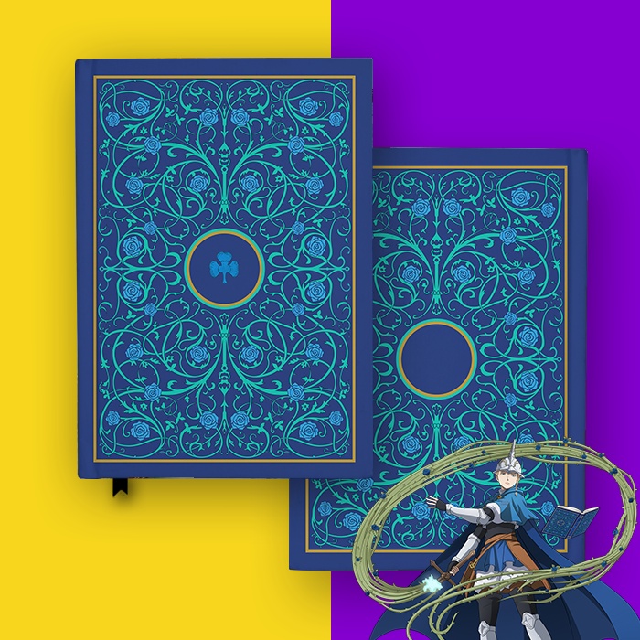 

Buku Charlotte Roselei Grimoire Black Clover Anime Notebook Custom Diary Agenda Jurnal Cosplay Hardcover