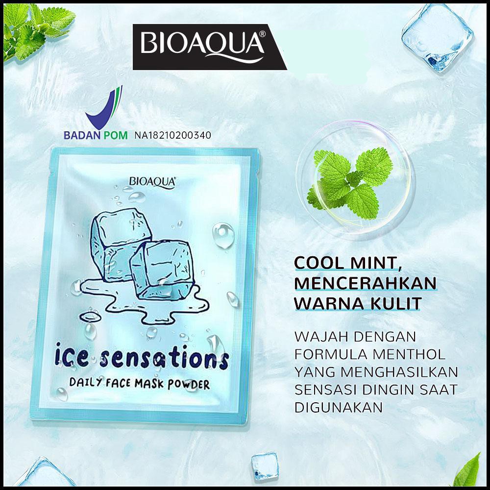 ★ BB ★ BIOAQUA Daily Face Mask Powder Masker Bubuk Sachet 20gr - BIO AQUA【BPOM】