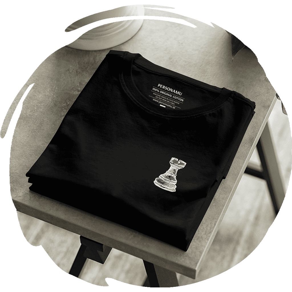 Kaos Catur Rook - Baju Seri Catur