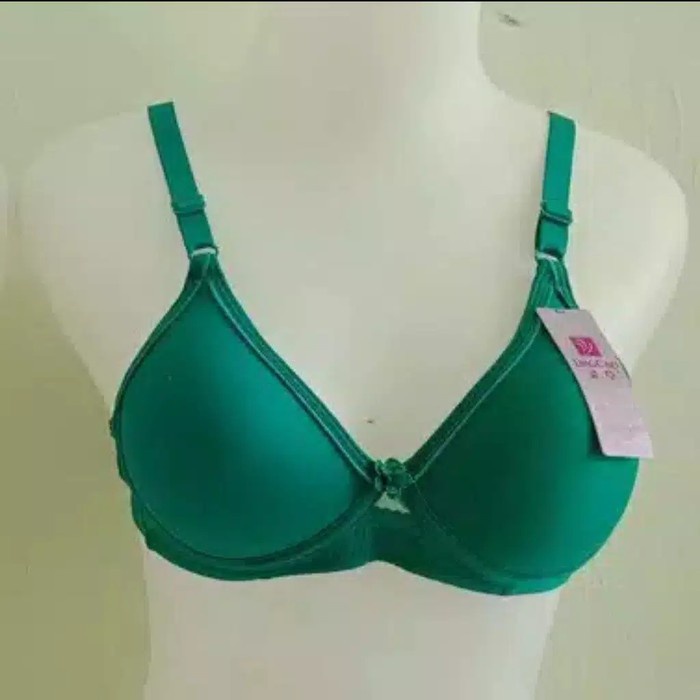 BH Ling Cao B5 Cup Besar Kait 3 Perempuan | Bra Lingcao Busa Tanpa Kawat Wanita Dewasa Kancing Tiga | Open | Pakaian Dalam Underwear