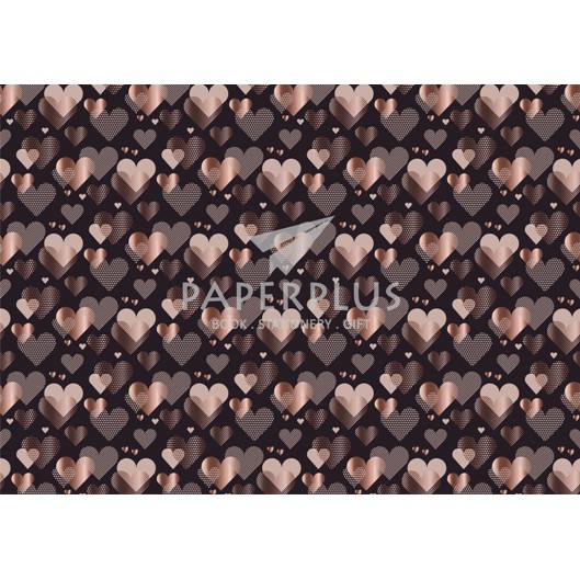 

Kertas Kado Besar Hologram Love Brown