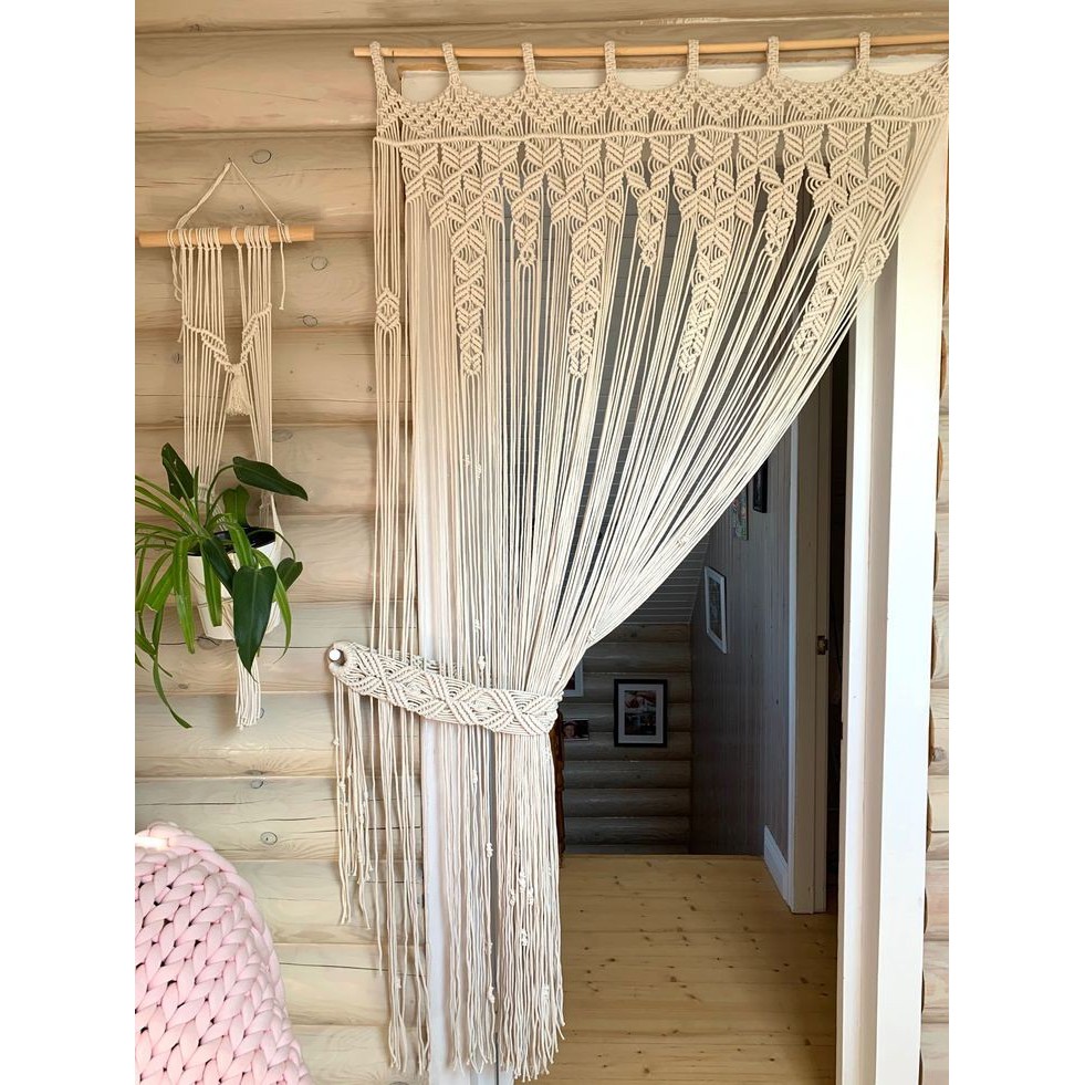 macrame curtain