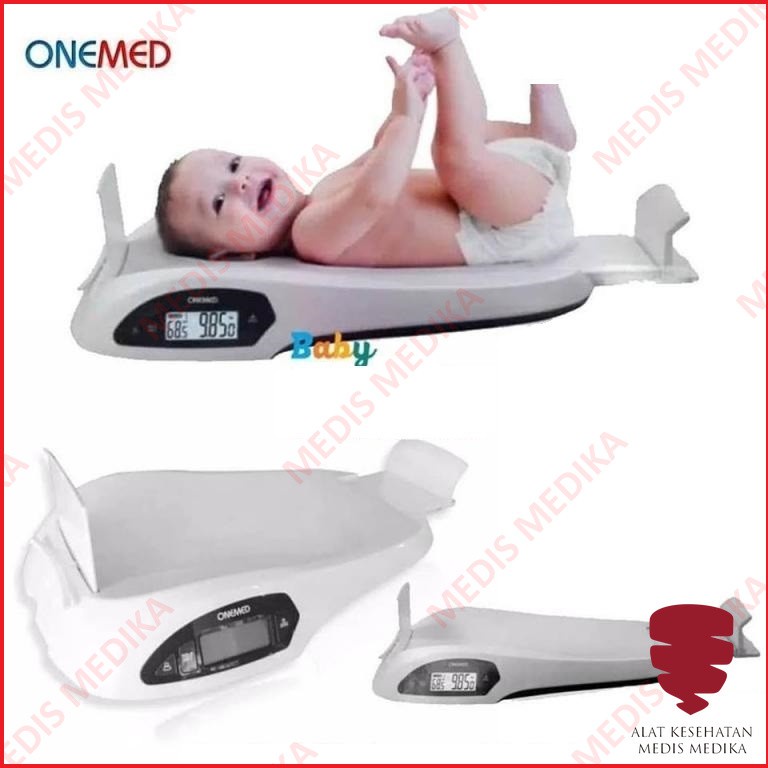 Timbangan Bayi Digital Onemed 721 Baby Scale Bluetooth Alat Pengukur Tinggi Badan