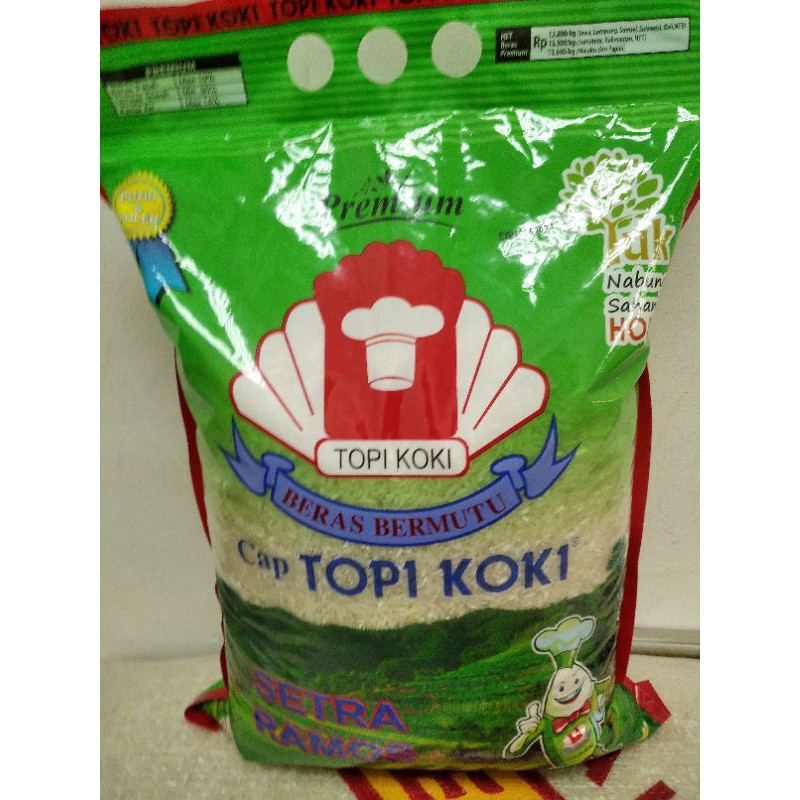 

BERAS TOPIKOKI RAMOS PREMIUM 5 KG