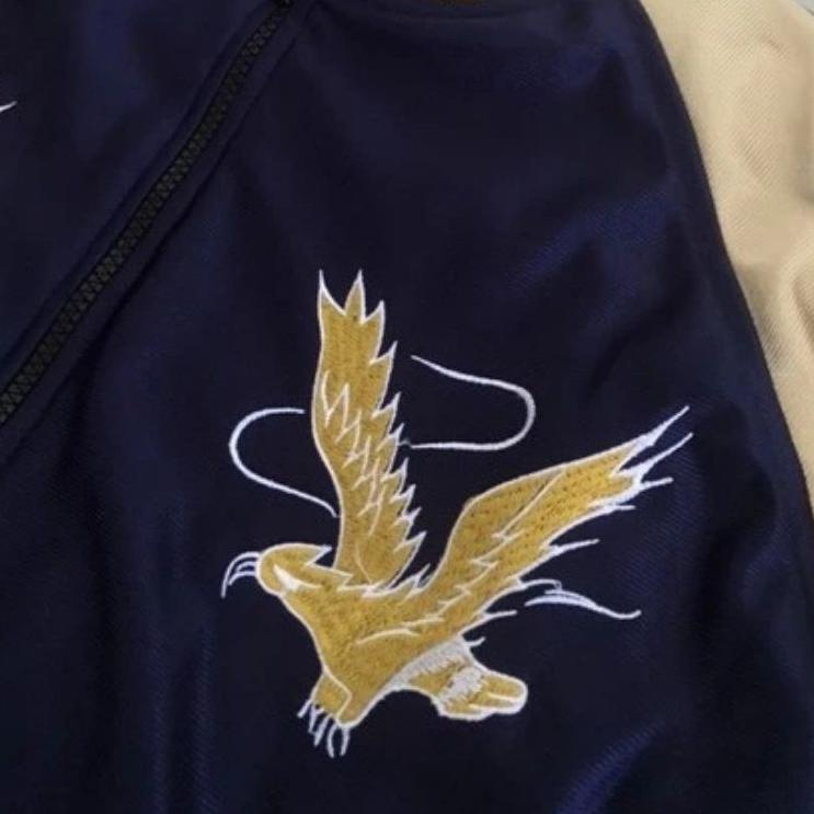 Jaket Sukajan murayama - High and low aegle - Navi Gold [BLG. 123237]