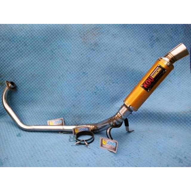 Knalpot racing kou mahachai kidal VIXION VERZA BISON FU MX KING SCORPIO MEGAPRO TIGER DLL