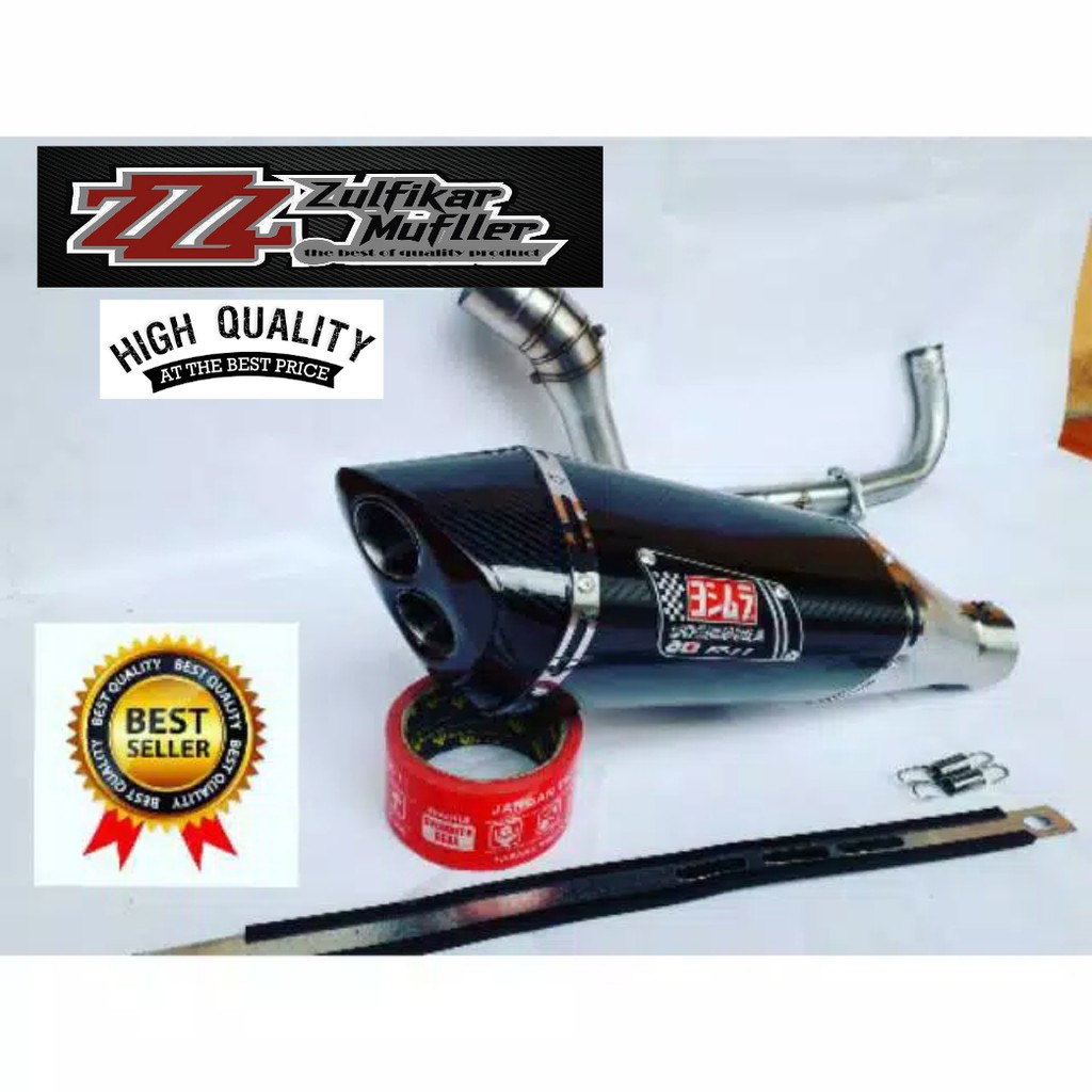 KNALPOT RACING YOSHIMURA R11 DUA LUBANG UNTUK NMAX, AEROX, PCX, ADV, VARIO 150