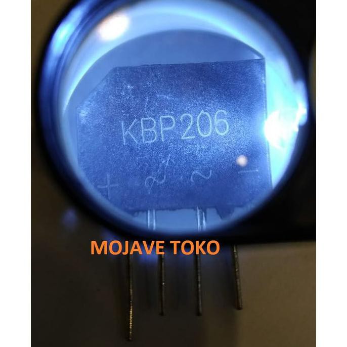 Kbp206G Kbp206 2A 600V Silicon Bridge Rectifier Mojav22 Berkualitas