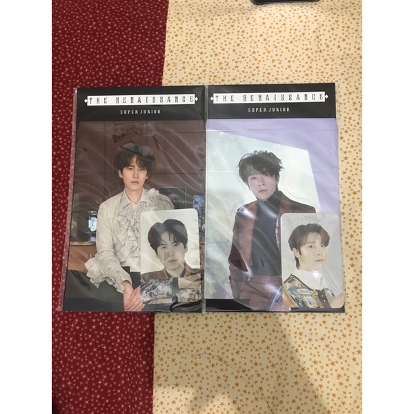 super junior hologram photocard renaissance kyuhyun donghae