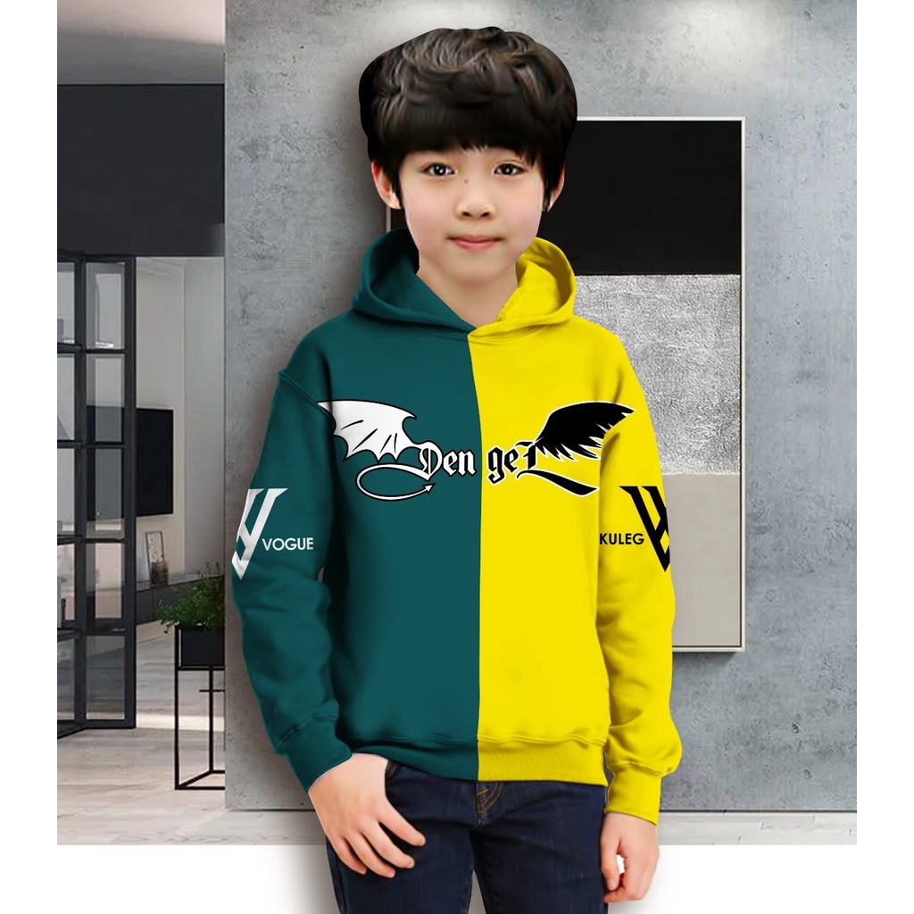 Hoodie Anak Vaque Anak Gaming Bahan Fleece Tebal /Jaket Anak Laki Laki/Jaket Anak Terbaru/4-11 TAHUN(FLAVA_STORE)