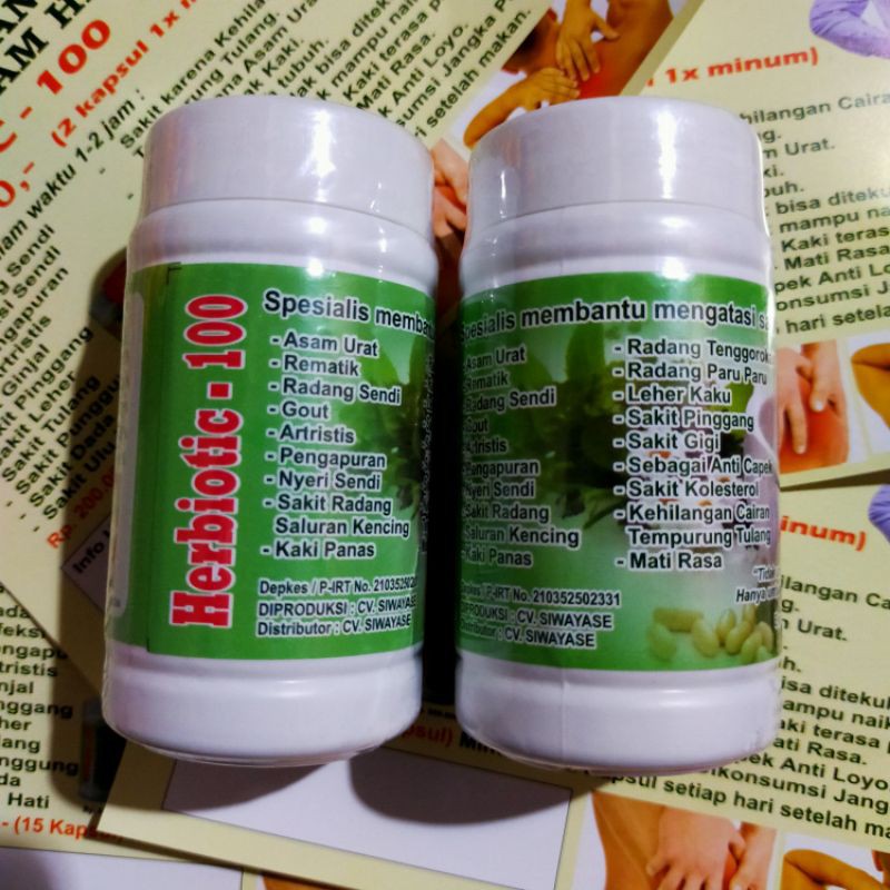 Herbiotic-100 Original STOKIS RESMI