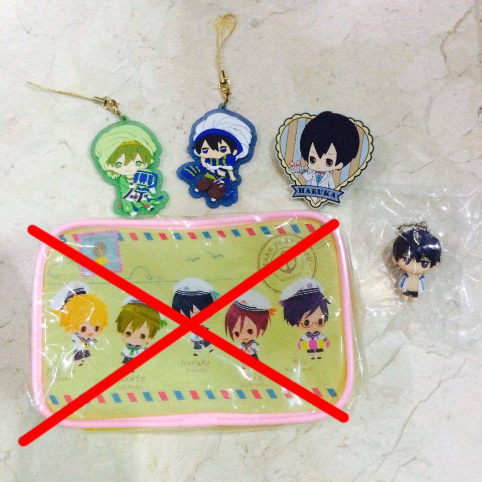 [OFFICIAL] Free Eternal Summer Rubber Strap, Rubber Badge, Gachapon