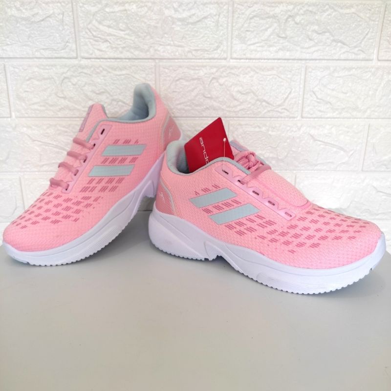 Sepatu Olahraga Wanita Ando Yuvi Alice Sneakers Sport Sol Tebal Memberikan Dukungan dan Kenyamanan Maksimal