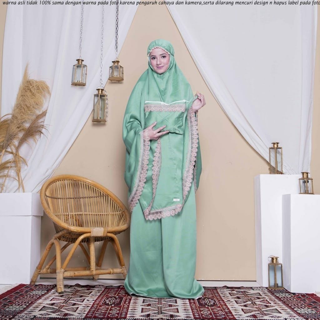 Mukena Sutra Premium Termurah 2022  Mukena Bordir Mewah Mukena Dewasa Terbaru Tasikmalaya