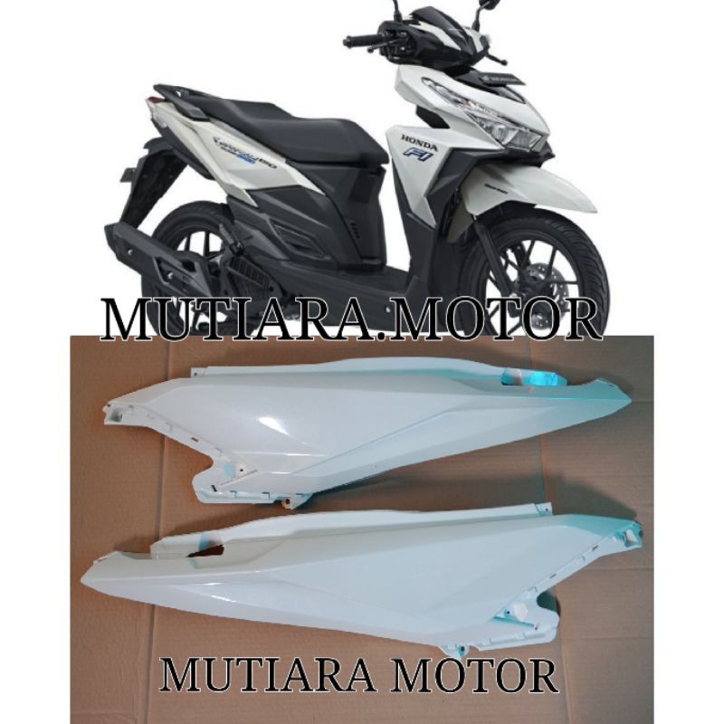 Cover Body Honda Vario 150 LED 2015 Sampai 2018 putih Win Vr
