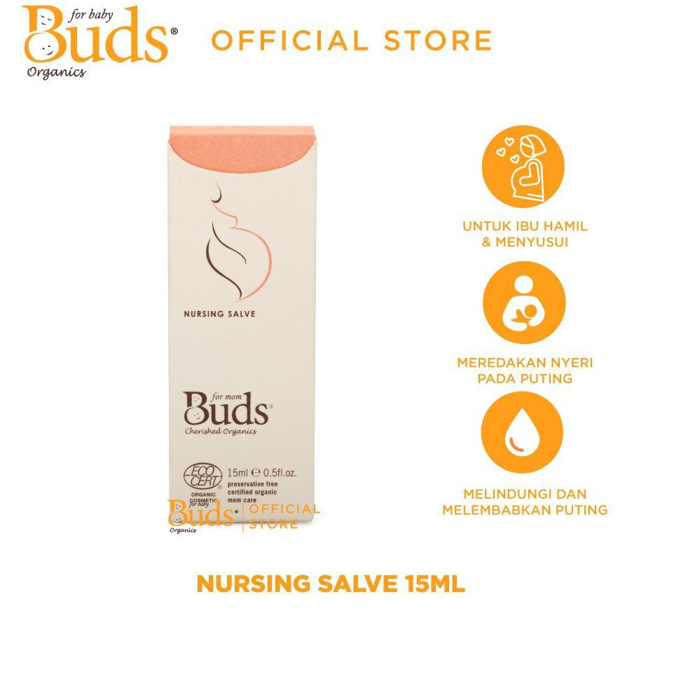 Buds Organics - Nursing Salve 15ml - Krim Puting Organik
