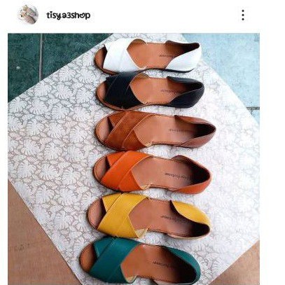 Triblee footwear sandal tali wanita