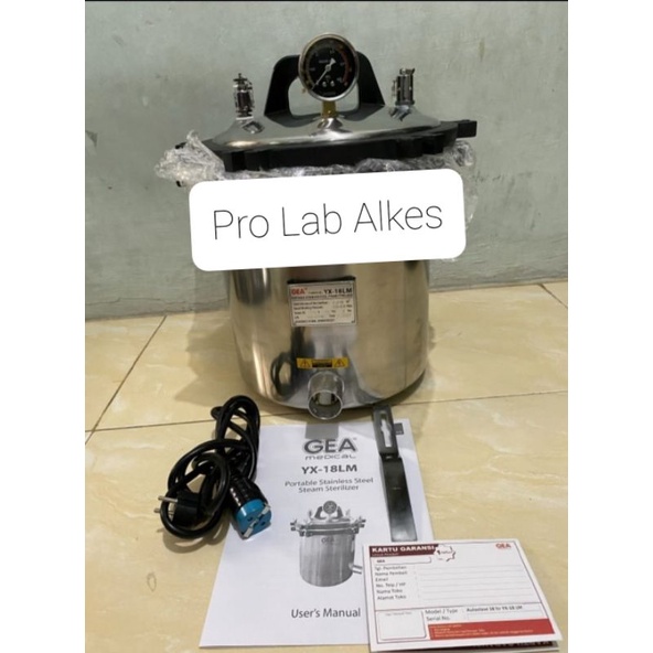 Gea Autoclave 24 L non timer / Autoclave 24 liter non timer