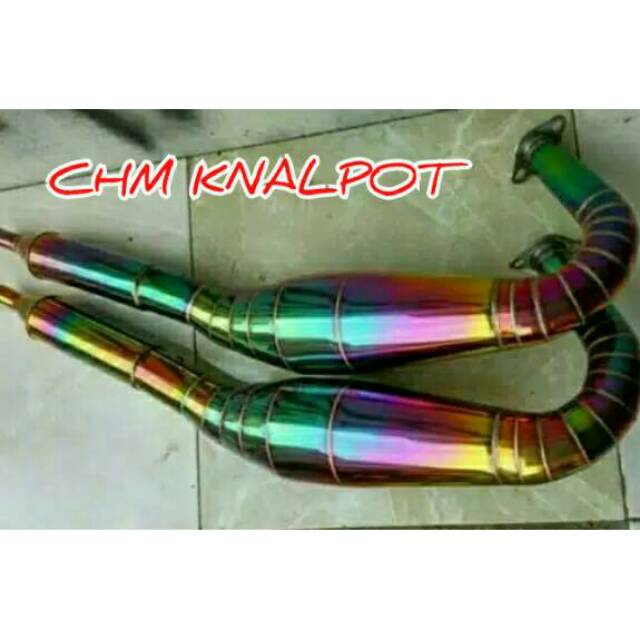 KNALPOT TELO RX KING PELANGI