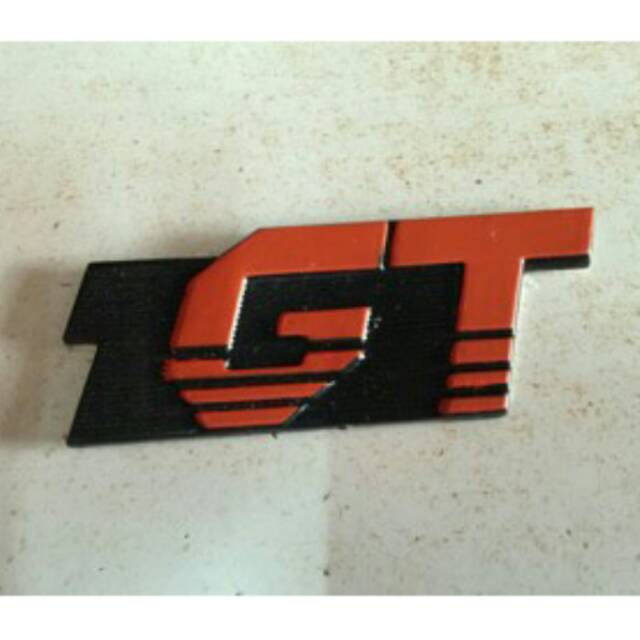 Emblem GT untuk taft