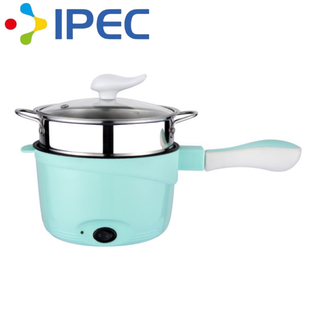 Multifungsi electric fry pan / Panci Listrik lapisan keramik 22cm / steaming pan panci elektrik