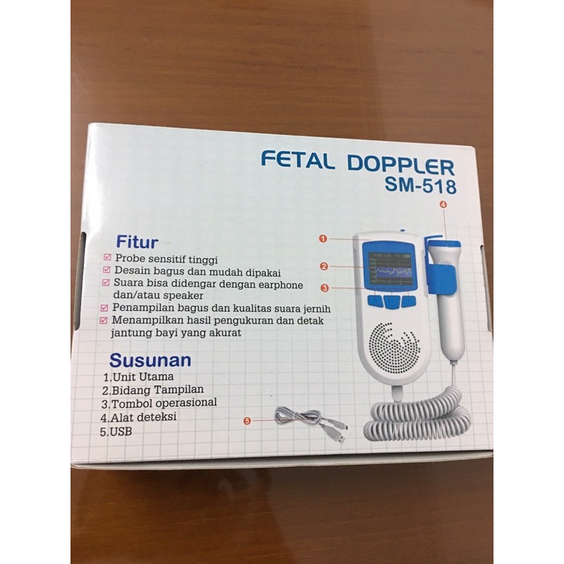 Fetal Doppler / Detak Jantung Bayi /  SM-518