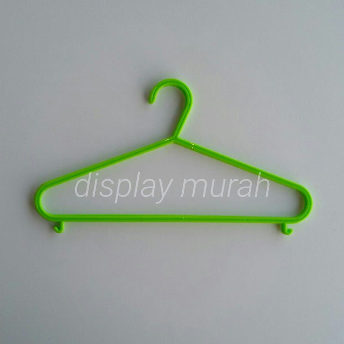 Hanger Plastik 889 Warna gantungan baju dewasa display pakaian hanger laundry-LSN