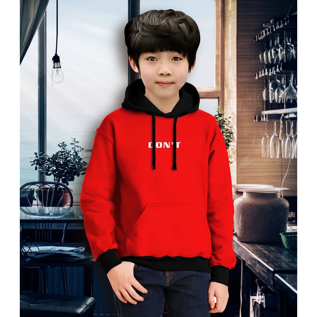 Jaket Anak Laki Laki/Jaket Anak Terbaru/Hoodie Anak Don't  Gaming Bahan Fleece Tebal 4-11 TAHUN