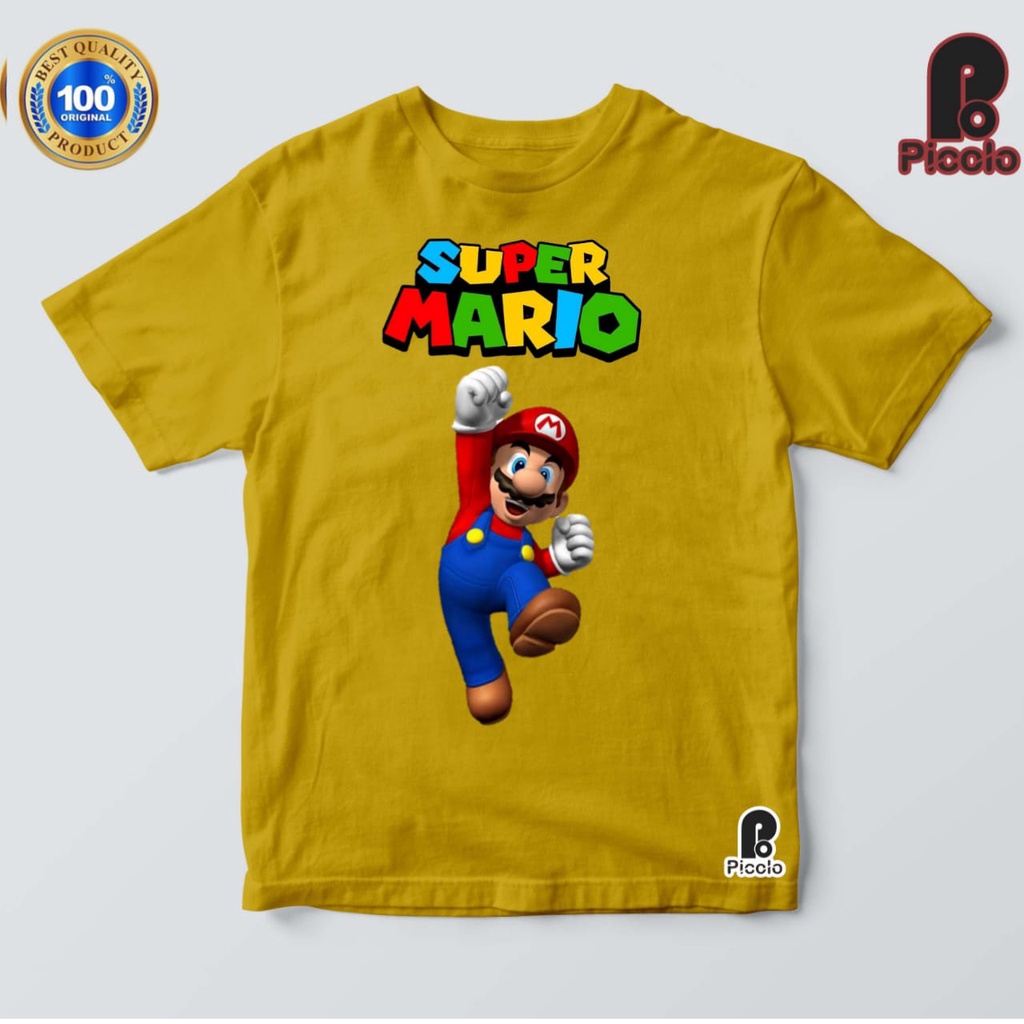 BAJU ANAK KOAS ANAK SUPER MARIO ATASAN ANAK