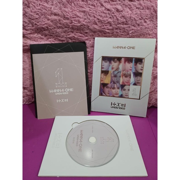 WANNAONE UNDIVIDED ARTBOOK VER OFFICIAL BISA NEGO