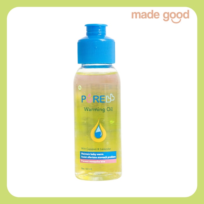 

PureBB Baby Kids Warming Oil 60ml Minyak Telon Penghangat Bayi Anak