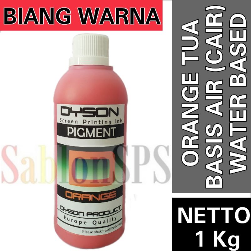 BIANG WARNA SABLON ORANGE TUA PIGMENT SABLON ORANGE 1KG