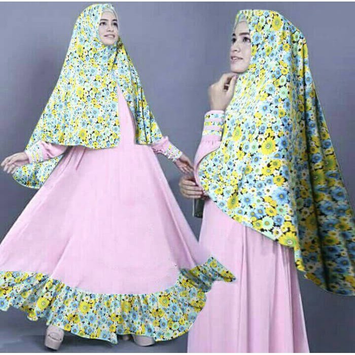 Original Syari Queen Flow Pink Murah