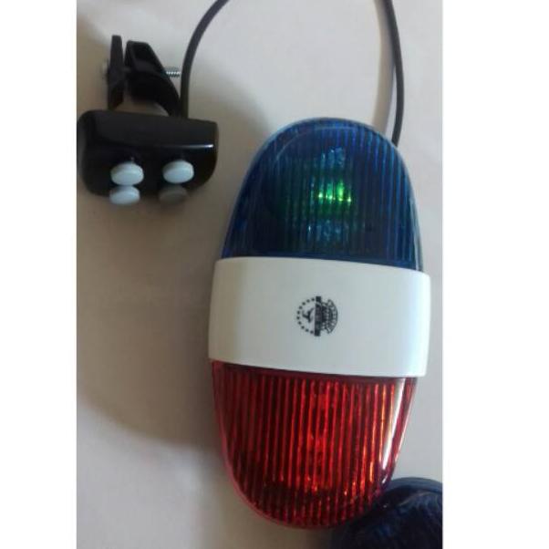 ♠ Bel polisi sepeda LED banyak mainan anak klakson music sepeda sirine polisi sepeda bicycle kids ✵