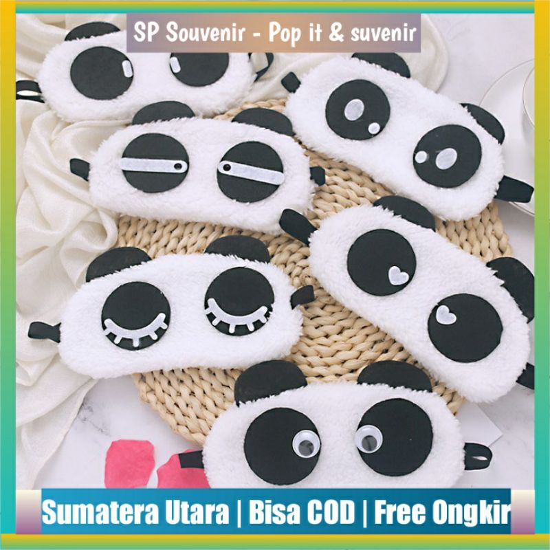 Penutup Mata Karakter Panda Lucu | Eye Cover Cute Panda