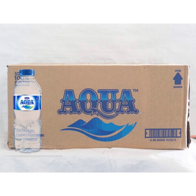 Jual Aqua Botol 330 Ml Aqua 330ml 1 Dus Isi 24 Botol Indonesiashopee Indonesia 9483
