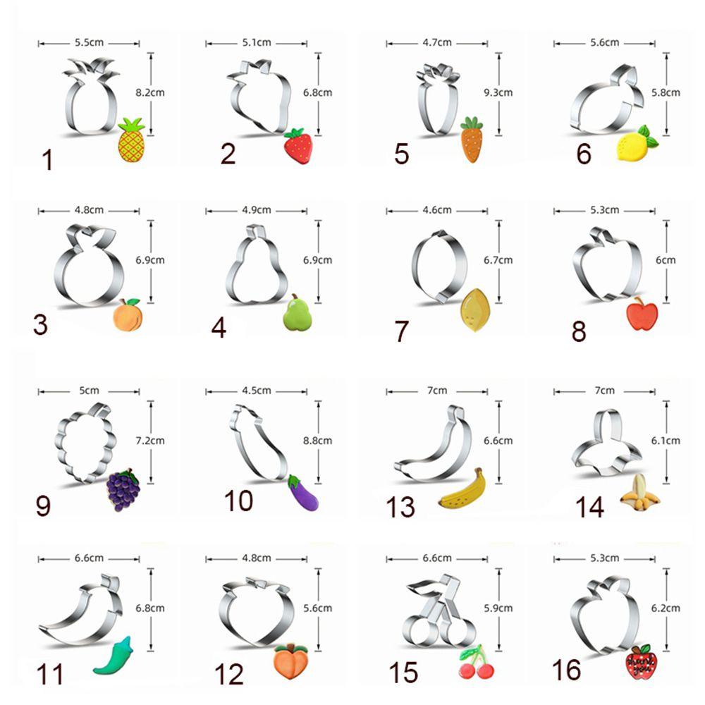 Rebuy Cookie Cutter DIY Banana Bakeware Buah Dapur Gadget Cetakan Fondant