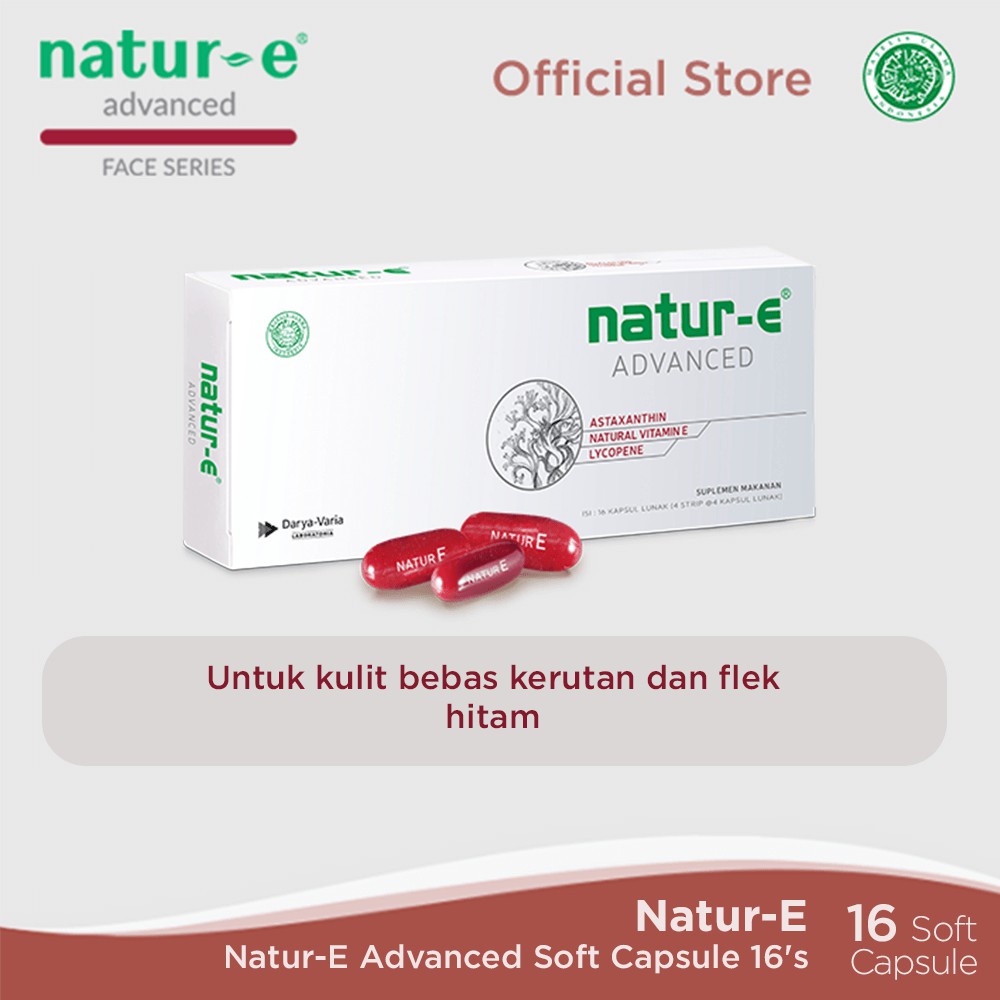 ❤ MEMEY ❤ NATUR-E Soft Capsule 100 IU | 300 IU | Advanced | White Brightening | Vitamin | Suplemen Kesehatan (✔BPOM)