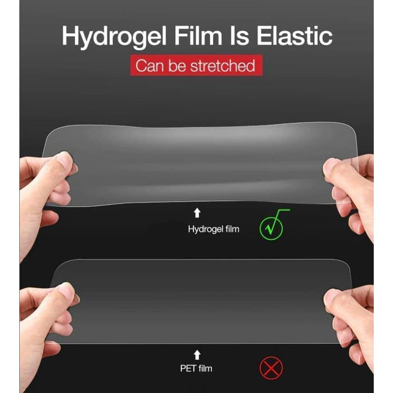 Xiaomi Redmi 6 pro/Mi A2/Mi 6x/Mi 8/Mi 8Se/Mi 8 Lite/Mi 9/Mi 9SE/Mi 9 Lite  HYDROGEL FILM CLEAR GLOSY ANTIGORES JELLY BENING SCREEN PROTECTOR FULL CAVERAGEL HIDROGEL