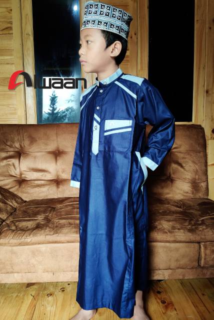 Jubah anak ALWAAN premium katun import