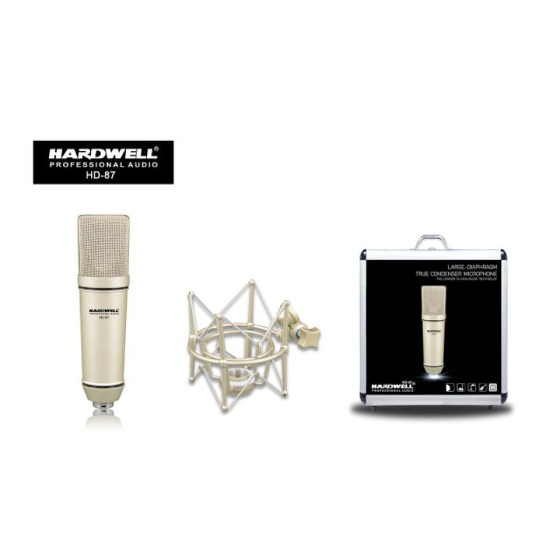 mic condensor kabel hardwell HD 87 mic recording