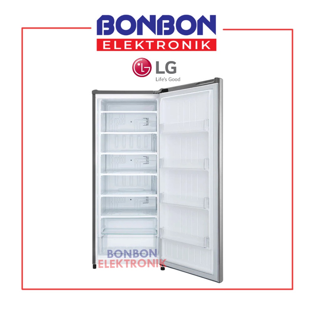 LG Upright Freezer GN-INV304SL 165L nett Smart Inverter Compressor