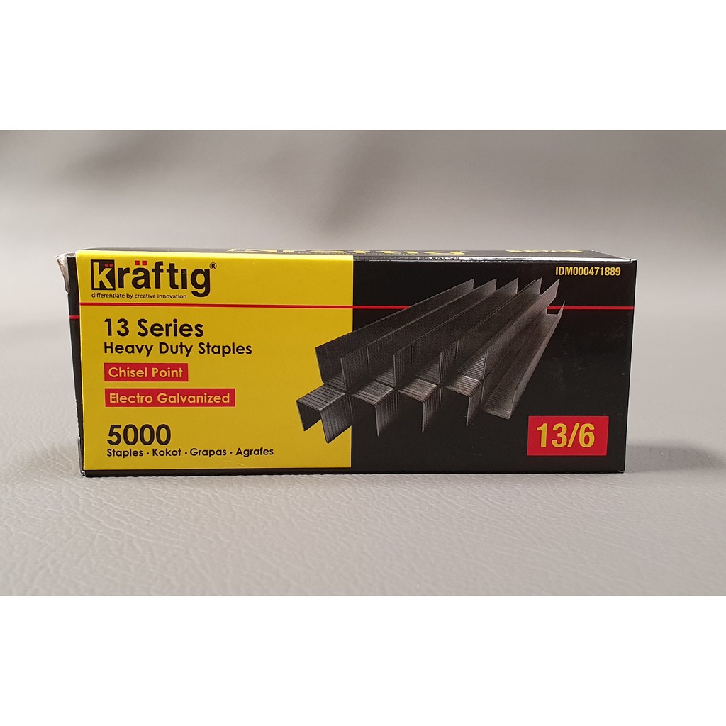 

Isi Staples / Tembakan 13/6 ( 6mm ) dan 13/8 ( 8mm )