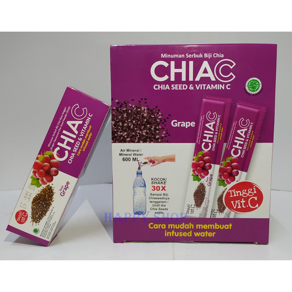 

Minuman Tinggi Vitamin C - ChiaC Rasa Grape