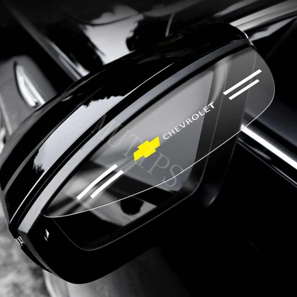 Chevrolet 2Pcs Cover Pelindung Kaca Spion Mobil Bahan ABS Transparan Untuk Spin Orlando Captiva Lova Zafira Trax Colorado Aveo Spark