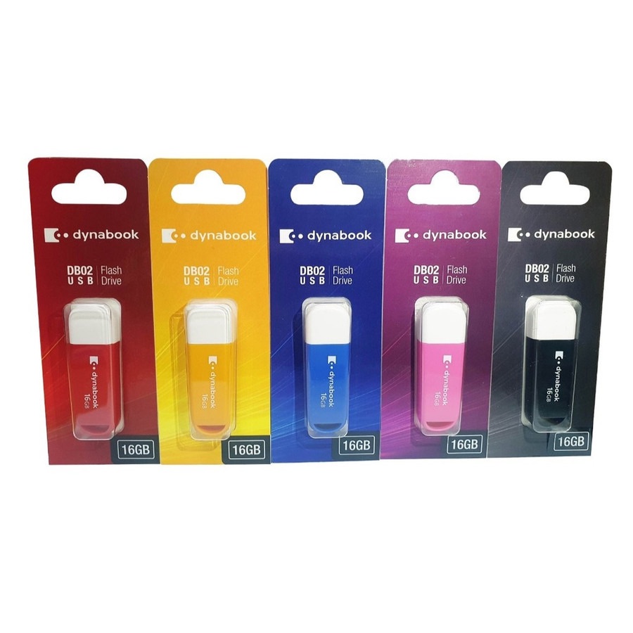 Flashdisk DYNABOOK DB02 16GB USB 2.0  Hitam