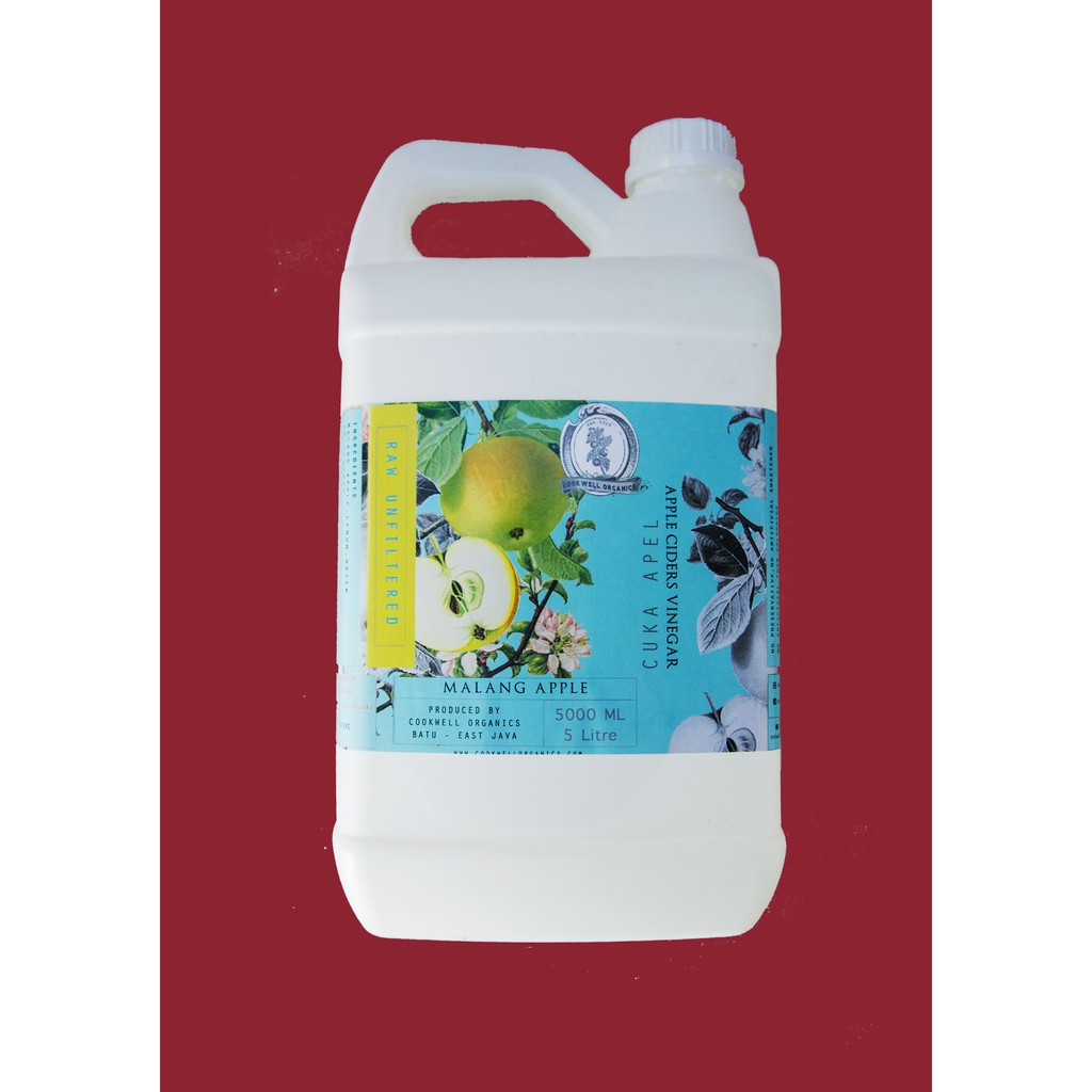 

Cuka Apel Cookwell Organics 5 liter Organik